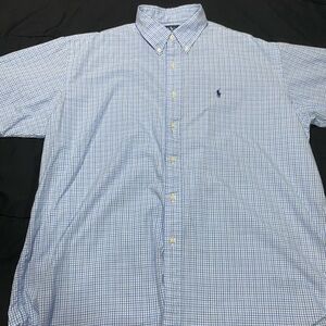 Ralph Lauren Blue Checkered Shirt